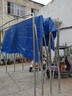 玉满堂推拉雨棚移动蓬活动伸缩式遮阳棚户外防雨大排档帐篷仓库停车摆摊 长4宽3高2.5 顶布+钢架 实拍图