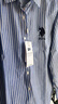 U.S. POLO ASSN.保罗衬衫女商务休闲职场百搭潮流条纹长袖衬衫 蓝条 L 实拍图