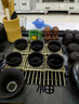 庄子然功夫茶具套装家用茶盘整套全自动烧水壶一体茶盘办公会客茶台茶壶 马到成功黑盘+山水茶具套组 14件 实拍图