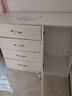 名范 斗柜简约现代床头柜实木斗柜卧室柜客厅储物柜收纳柜书房矮柜客厅抽屉柜 纯白4斗+储物柜 实拍图