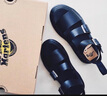 马丁（DR.MARTENS）Gryphon英伦夏季舒适百搭气质女外穿罗马凉鞋 黑色 38 实拍图