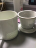 玉蝶 景德镇茶杯陶瓷过滤杯子带盖家用水杯青瓷办公室茶水分离泡茶杯 玲珑居下 实拍图