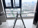 格美居（GEMJU）晾衣架室内室外落地衣服铝合金梯子折叠晒衣架晾晒落地晾衣架 晾衣架银色 五步 实拍图