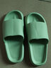 IQGD拖鞋男凉拖鞋女家居情侣款室内外洗澡002 茶绿 36-37 实拍图
