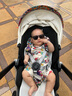 飞行宝宝（BABIATORS） 儿童太阳镜宝宝防晒墨镜男女童爱心眼镜婴幼儿防紫外线1-6岁柔软 keyhole系列 气质黑 0-2岁 实拍图