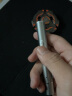 雷佰Leibai 紫外线验钞灯USB充电红外线激光手电筒迷你多功能便携式小型照明笔灯 灰色 晒单实拍图