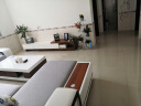 皇系（HUANGXI） 沙发 三防科技布沙发组合沙发客厅大小户型简约现代布艺实木家具 三人位+脚踏2.1m 【海绵座包】丝光绒布 实拍图