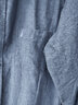NAUTICA TAILORED【厚款磨毛】长袖衬衫男春季商务纯棉正装衬衣牛仔蓝43 实拍图