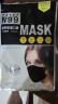 伊藤良品一次性口罩防尘医用口罩 男女时尚透气 3d立体折叠式 黑色口罩 5只装 实拍图