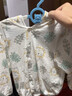 乖奇熊婴儿薄款夏季空调服纯棉上衣男女宝宝连帽开衫小外套 白色/丛林守护者 90 实拍图