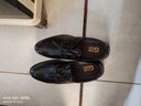 GENAI商务正装皮鞋男士增高夏季镂空凉鞋洞洞透气真皮凉鞋中年男鞋子男 黑色【镂空】夏天透气皮凉鞋 41 码(255mm) 实拍图
