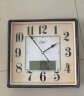 康巴丝（COMPAS）挂钟 客厅现代时尚日历时钟表创意石英钟 C2979黑金 实拍图