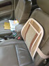 问雅透气汽车腰靠垫办公室夏天护腰按摩腰垫夏季靠背车用座椅腰枕靠枕 棕咖色 40cm*46cm 实拍图