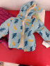 婴儿加绒外套女宝宝儿童男童冬装秋冬衣服小童洋气3加厚1岁棉衣 绒里蓝色 90cm 实拍图