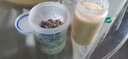 ASVEL抗菌隔夜燕麦杯带盖便携早餐杯可微波密封酸奶燕麦片牛奶杯 蓝色高款480ML(保温提袋+勺子) 实拍图