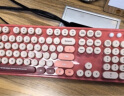 镭拓 Rantopad RF104无线键盘鼠标套装 办公键鼠套装 复古键盘 鼠标 套装104键全尺寸 紫色混彩 晒单实拍图
