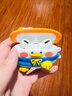 顾影airpods4保护套airpodspro2代耳机套c口苹果airpods3代无线蓝牙硅胶耳机盒软壳 airpodsPro2【平安-红】USB-C专用 实拍图