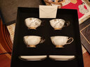 弥生时代「漫游仙境」咖啡杯礼盒欧式小精致下午茶茶具套装 2山茶x2玉兰 实拍图