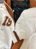 NASAGOODNASA官方羽绒服男士短款外套冬季易穿搭潮牌衣服假两件棒球服男装 NASA11白色 2XL （建议145-165斤） 实拍图