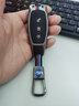 福特锐界plus汽车钥匙套福克斯壳新蒙迪欧翼虎福睿斯猛禽扣金牛座钥匙包野马锐际探险者EVOS撼路者套 福特智能D款三键【哑光枪】+【挂扣】 . 实拍图