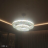 美莎拉帝现代风客厅水晶吊灯室内照明客厅吊顶灯欧式卧室吊灯led餐厅吊灯 48W 单层 直径50CM+包安装 实拍图