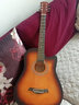 雅萨特奥（YASATEAO)单板民谣41寸吉他初学者木吉他学生新手入门练习亮光吉他六弦乐器 41寸【镶边】复古+大礼包 实拍图