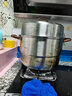 炊大皇 蒸锅三层304不锈钢蒸锅大号蒸笼加厚复合底燃气灶电磁炉通用 28cm 实拍图