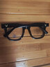 酷视明（KUSHIMING）黑框眼镜男款大粗框韩版潮可配度数近视防蓝光眼睛框镜架平光镜女 经典黑框（防蓝光） 实拍图