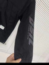 花花公子（PLAYBOY）夹克男冲锋外套男装春夏季男士休闲连帽工装潮牌上衣服 黑色- 3XL 实拍图