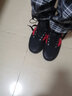 双星八特男女帆布足球鞋青少年学生胶底足球鞋人工草防滑足球鞋跑步鞋碎钉 黑红甲B 38 （运动鞋穿39） 实拍图