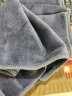 愚谷（yugu） 灿烂 安德玛运动毛巾吸汗健身房篮球跑步擦汗巾纯棉加长速干巾 灰金色 直筒包装 实拍图