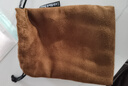 小黑裙麂皮绒收纳袋小布袋子迷你抽绳束口袋旅行便携饰品首饰包包防尘袋 棕色(两个装) M (13*16CM) 实拍图