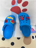 crocs卡骆驰贝雅儿童洞洞鞋男女童户外包头沙滩鞋拖鞋/207013/207012 海蓝-456 28 (165mm) 实拍图