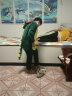 克沃兹儿童连体睡衣男女童秋冬恐龙睡衣卡通保暖动物可爱法兰绒家居服 绿恐龙 S码（150-160cm，送鞋） 晒单实拍图