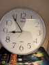 SEIKO精工时钟客厅挂钟挂墙石英钟中式轻奢钟表创意家用现代简约免打孔 QXA001S / 电镀边框 实拍图