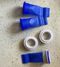 七个工匠七个工匠 防臭地漏芯硅胶下水管神器卫生间面盆厨房下水道防反味 蓝色整套（40和50管通用）三套 实拍图