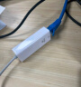 毕亚兹 USB转RJ45网线接口 百兆有线网卡转换器 网线转接头 苹果小米盒子笔记本扩展坞外置网口免驱动 实拍图
