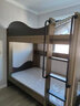 柏颖 现代简约孩童上下床平行高低学生上下铺小童上下同宽双层子母床 上下床+拖抽+写字台+上下床垫 1.5*1.9米 实拍图