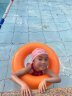 佑游儿童泳衣女童连体裙式中大童游泳衣学生女孩泳装37202粉色 XL 实拍图