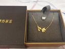 明牌珠宝情人节礼物古法黄金锦鲤项链足金万物生福泽套链AFB0257工费500 约42+3厘米 约5.57克 实拍图