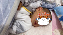 良良（liangliang）婴儿睡袋 春秋儿童恒温睡袋 冬季宝宝保暖可拆袖防踢被子 发热款·迷彩龙【室温10-18℃】 XL（建议参考身高95-105CM） 实拍图