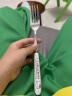 树彬学生不锈钢便携式餐具旅行儿童筷子套装勺子叉子个人餐具盒- 粉色猫咪 实拍图