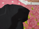 欧莎（OSA）【夏季尖货】方领冰丝短袖针织衫女夏季23年新款小香风上衣薄款 黑色A XL 实拍图