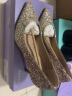 百丽吉娜明星同款高跟鞋女24春季新商场款单鞋婚鞋BDAK3AQ4 金色-跟高8CM 36 晒单实拍图
