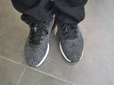 乔丹男鞋运动鞋秋冬密网防风减震耐磨气垫跑鞋鞋子轻便跑步鞋 黑色煤灰色 40.5 实拍图