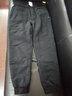 古星（GUXING）加绒运动裤男冬季加厚卫裤男休闲棉裤长裤羊羔绒毛裤男保暖加绒裤 1031加绒黑色男款 5XL /200 实拍图