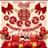 烟雨集婚房装饰布置长条喜字婚礼求婚表白结婚用品2条6连喜送点胶 实拍图