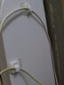 绯狐 18个装自粘理线器电线固定线卡线扣桌面迷你数据线固线器排线固线夹 白色 适用4mm以内直径线材 实拍图