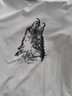 七匹狼短袖T恤男夏季男装时尚休闲狼头印花圆领t恤男体恤衫男衣服上衣 803(本白) 3XL 185/100A 实拍图