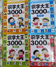 识字大王3000字全套4册幼小衔接学前识字书幼儿园中班大班教育启蒙认字图书3-4-5-6岁幼儿学（套装共4册） 实拍图